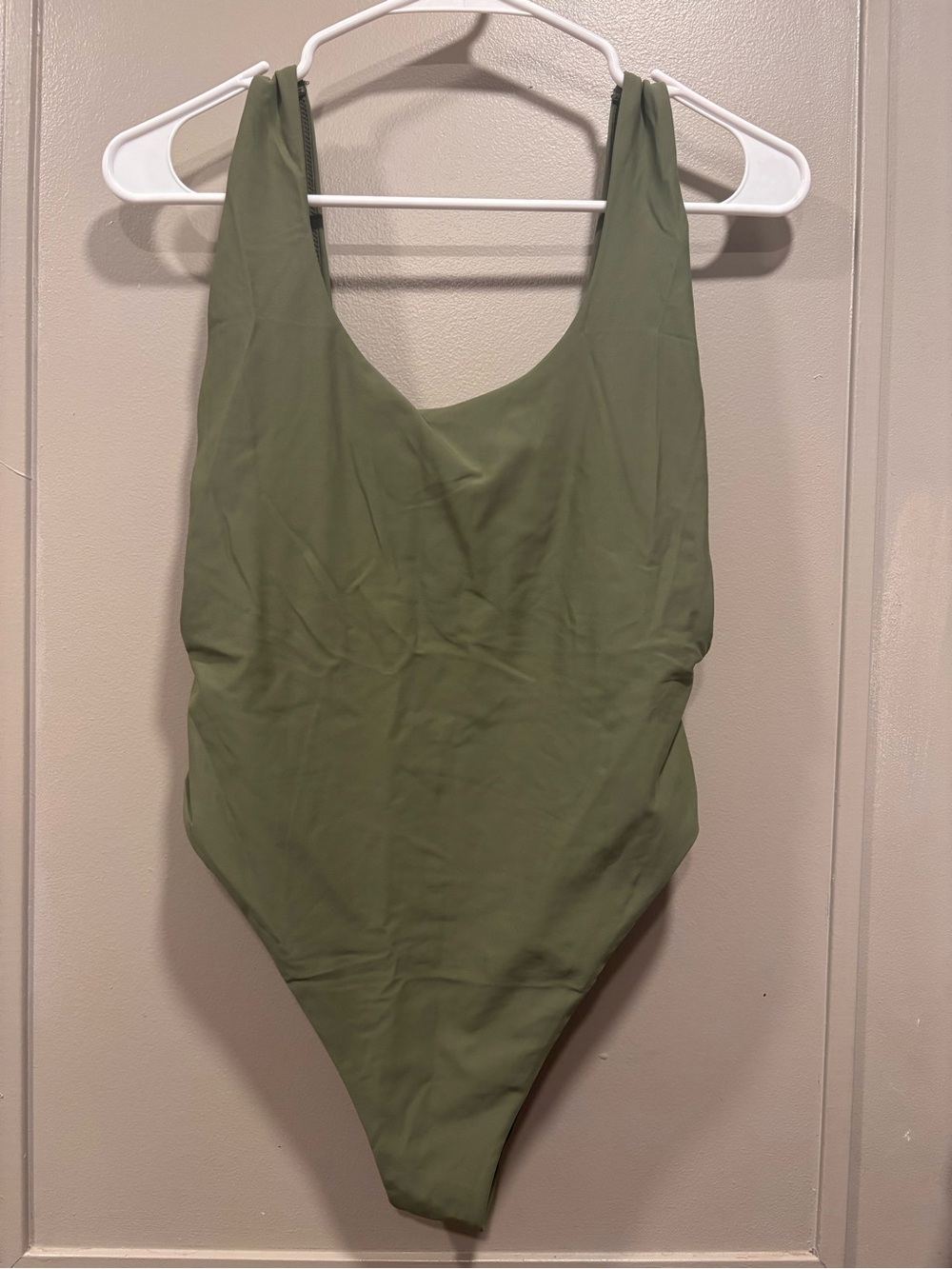 aerie Olive Green One-Piece Swim